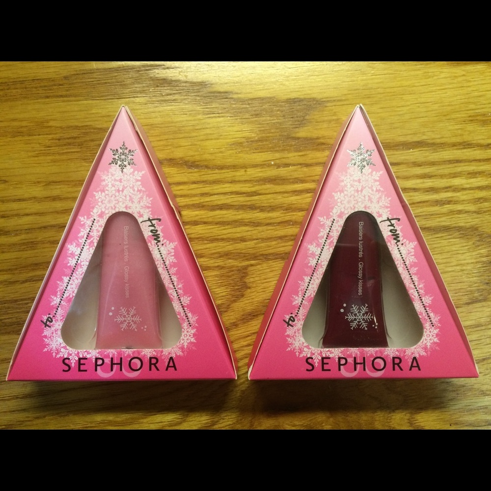 2 Sephora "Gift-a-Gloss" lip gloss in gift packs.